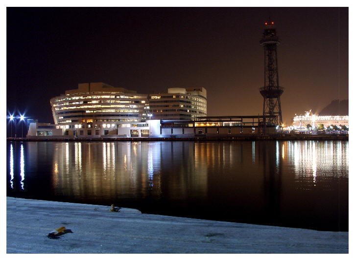 Barcelona World Trade Centre from Rambla Mar